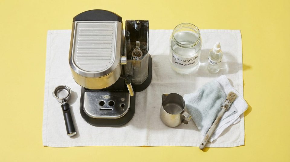 Illustration til guiden: Afkalke kaffemaskine: hvor ofte, og med hvad